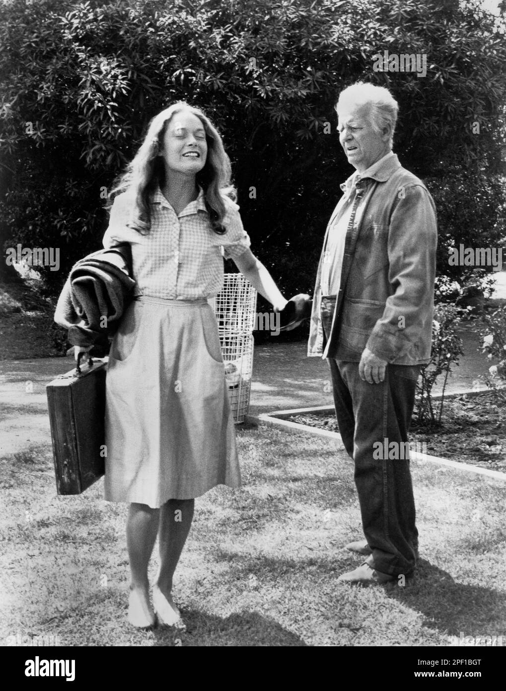 Elizabeth Hartman, Wallace Ford, Filmset, "A Patch of Blue", MGM, 1965 Stockfoto
