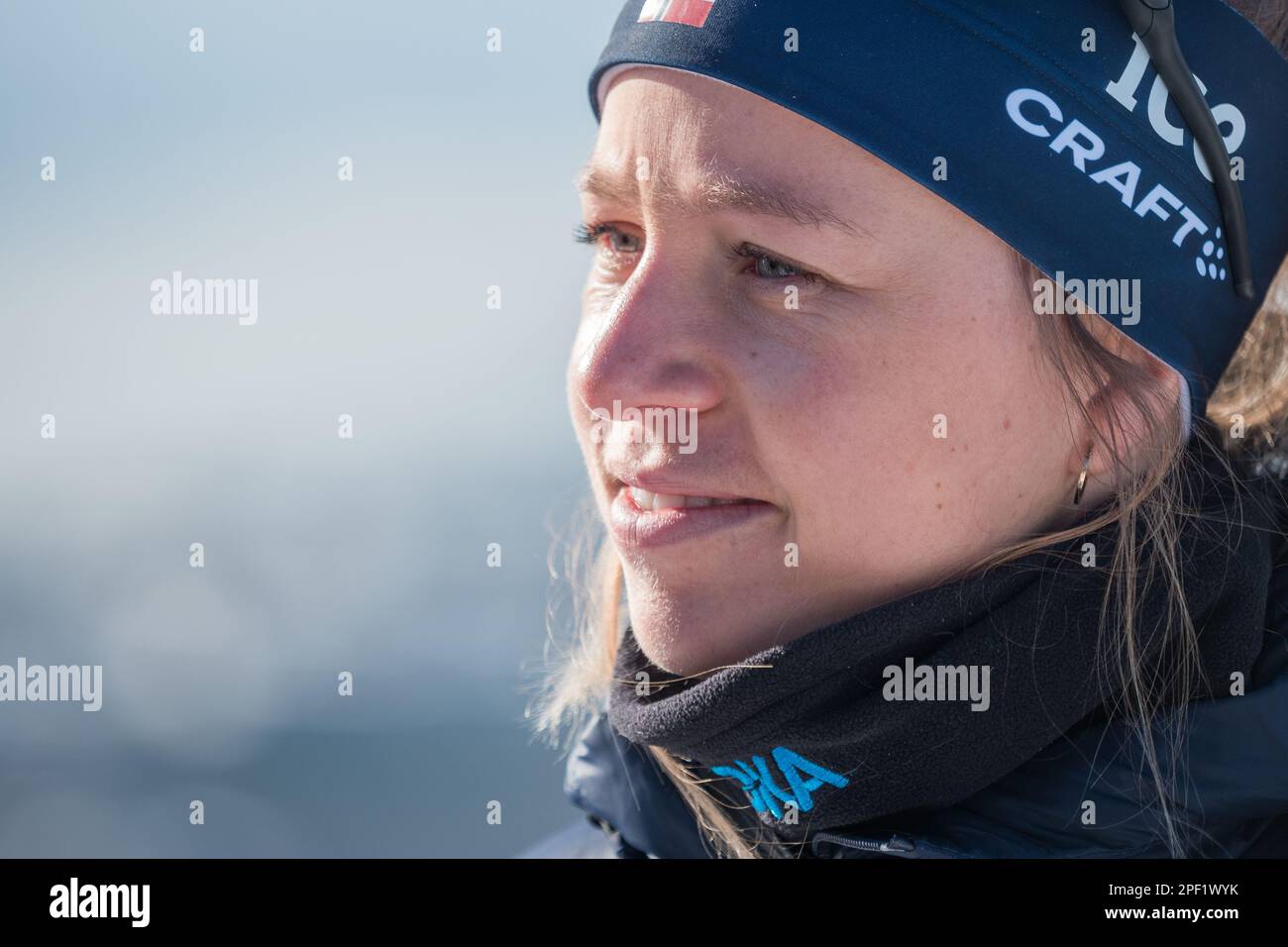 Holmenkollen, Norwegen. 16. März 2023. Die Biathlon-Legende und die doppelte Olympiasiegerin Tiril Eckhoff verkündet das Ende ihrer Karriere. (Foto: Igor Stan?ík/SOPA Images/Sipa USA) Guthaben: SIPA USA/Alamy Live News Stockfoto