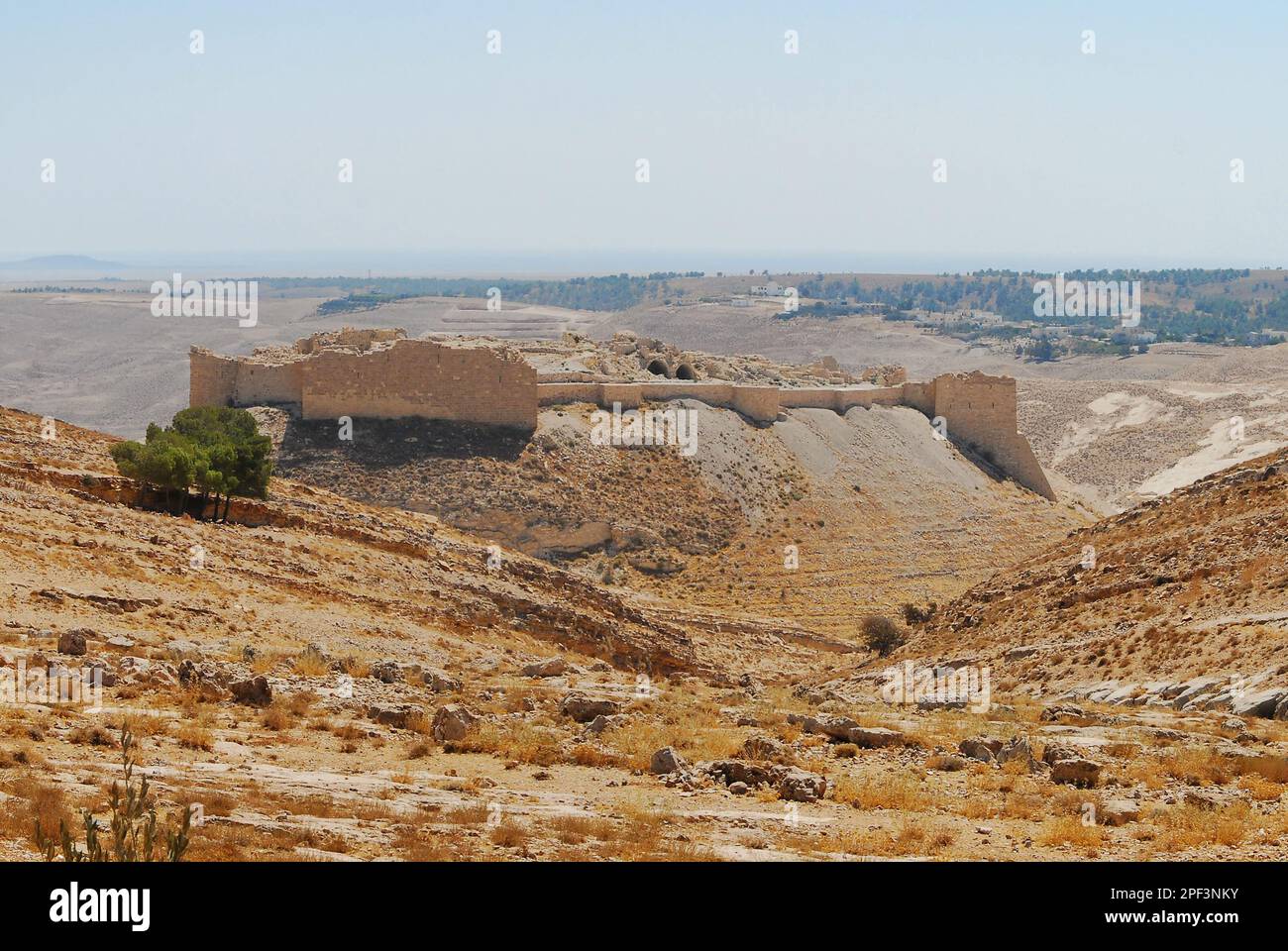 Montreal Castle in Shoubak, Jordanien Stockfoto