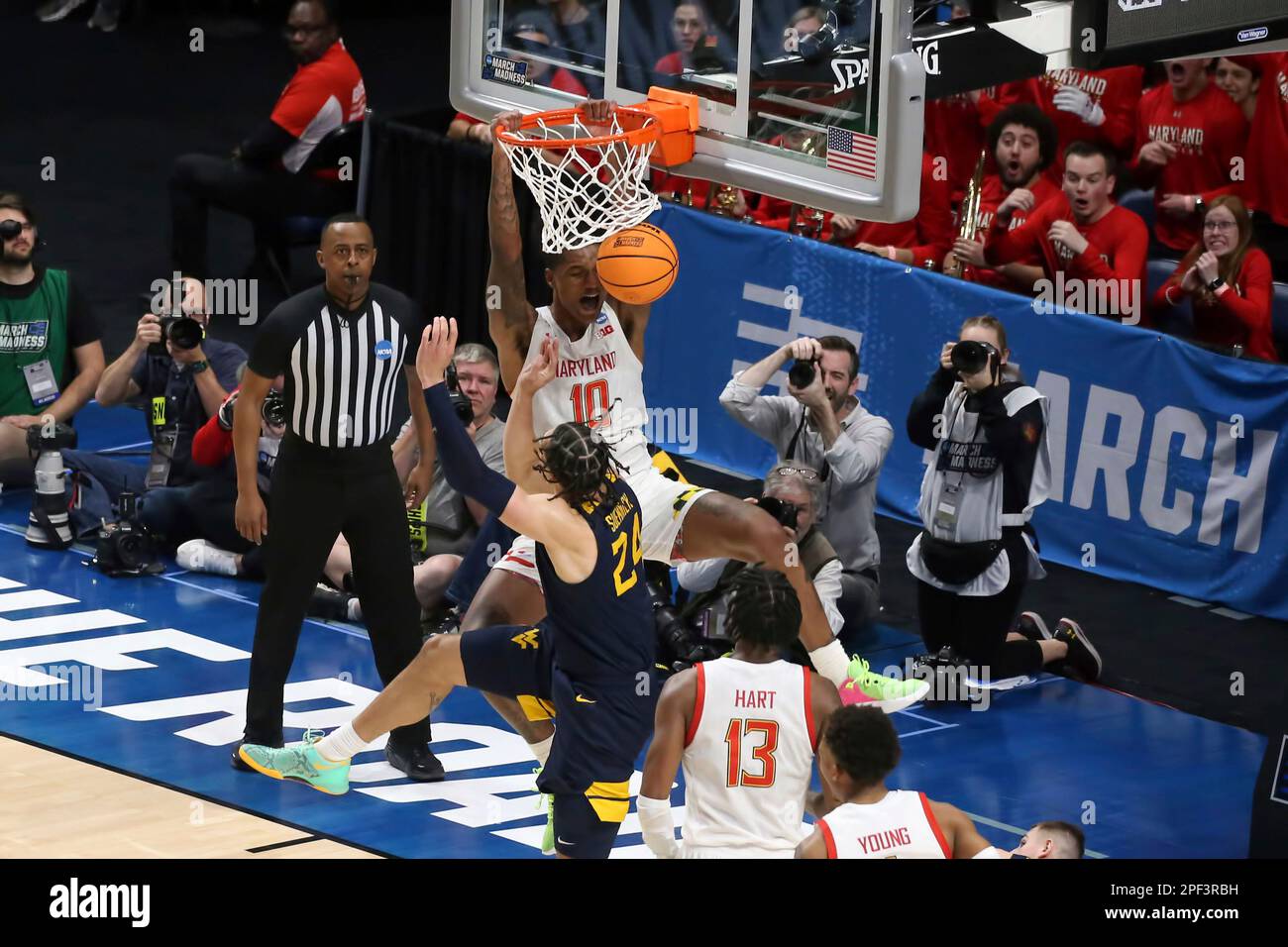 BIRMINGHAM, AL MARCH 16 Maryland Terrapins forward Julian Reese (10