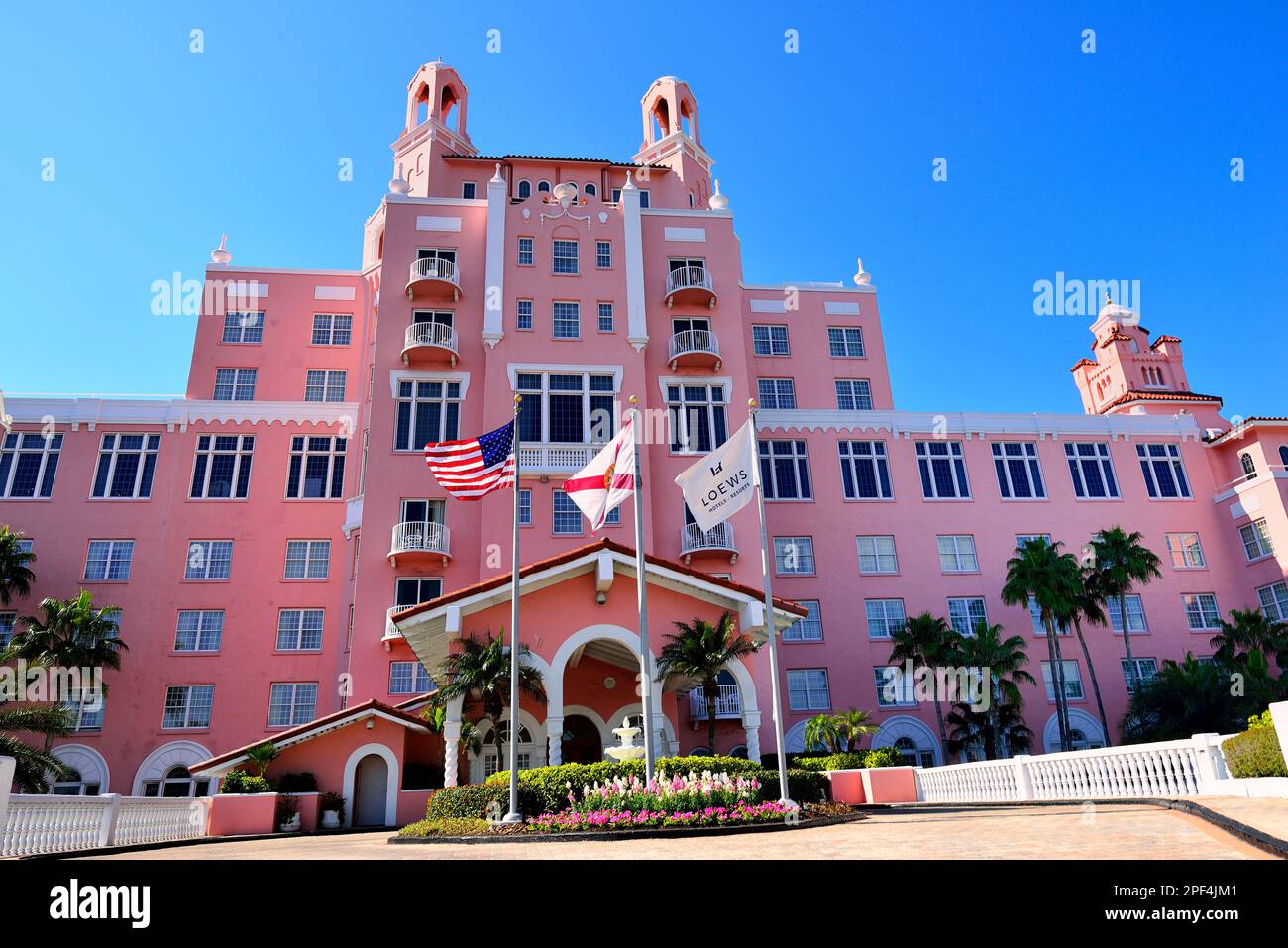 Don Cesar Hotel, Pink Palace, St. Petes Beach, St. Petersburg Florida USA Stockfoto