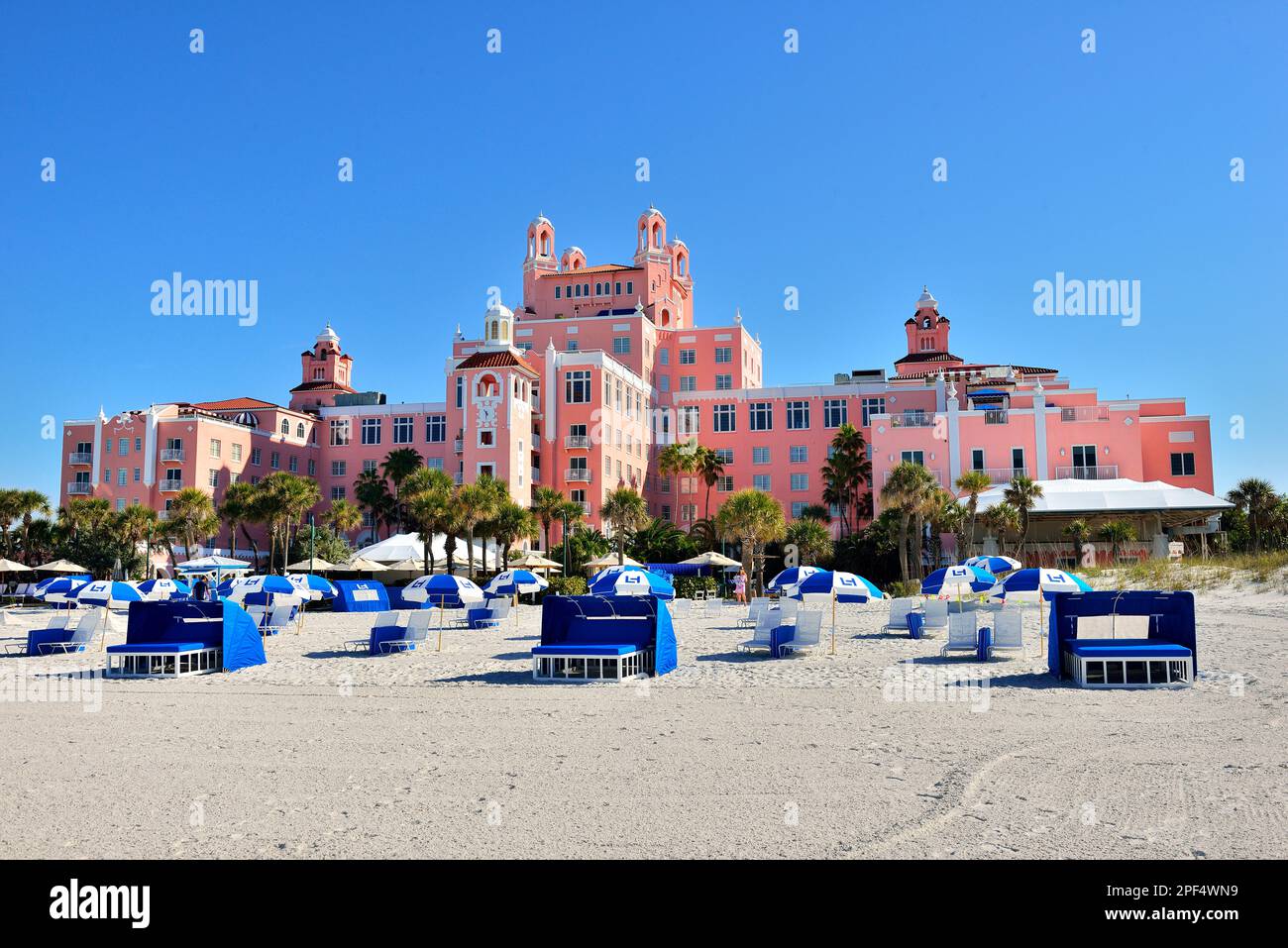 Don Cesar Hotel, Pink Palace, St. Petes Beach, St. Petersburg Florida USA Stockfoto