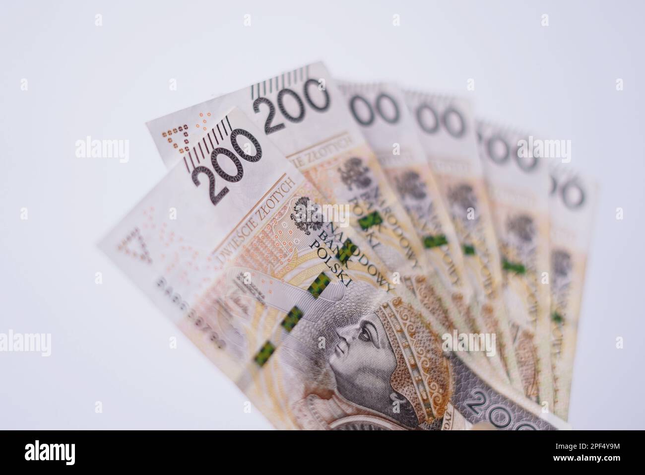 polnische Währung viel Geld Stockfoto