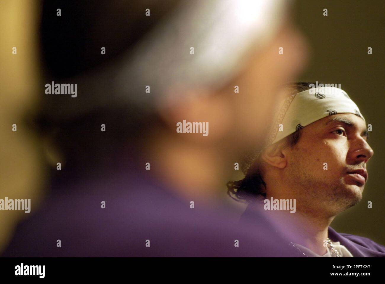 Jamaican dancehall reggae artist Sean Paul Henriques, reflected in a