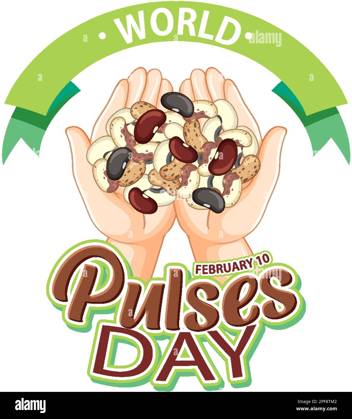 Designabbildung für World Pulses Day Banner Stock Vektor