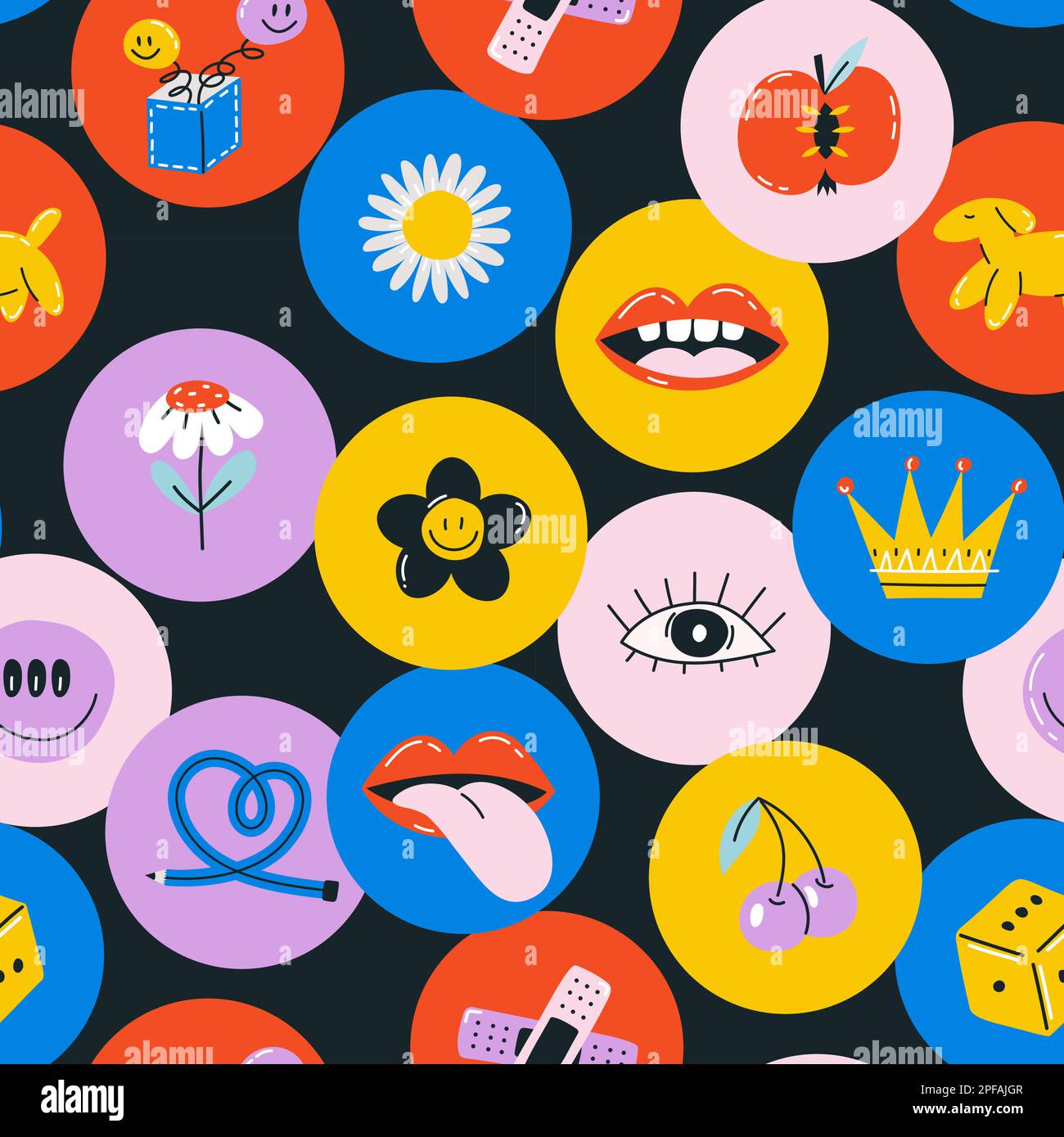 Abstraktes quadratisches nahtloses Muster, Hintergrundbild Stock Vektor