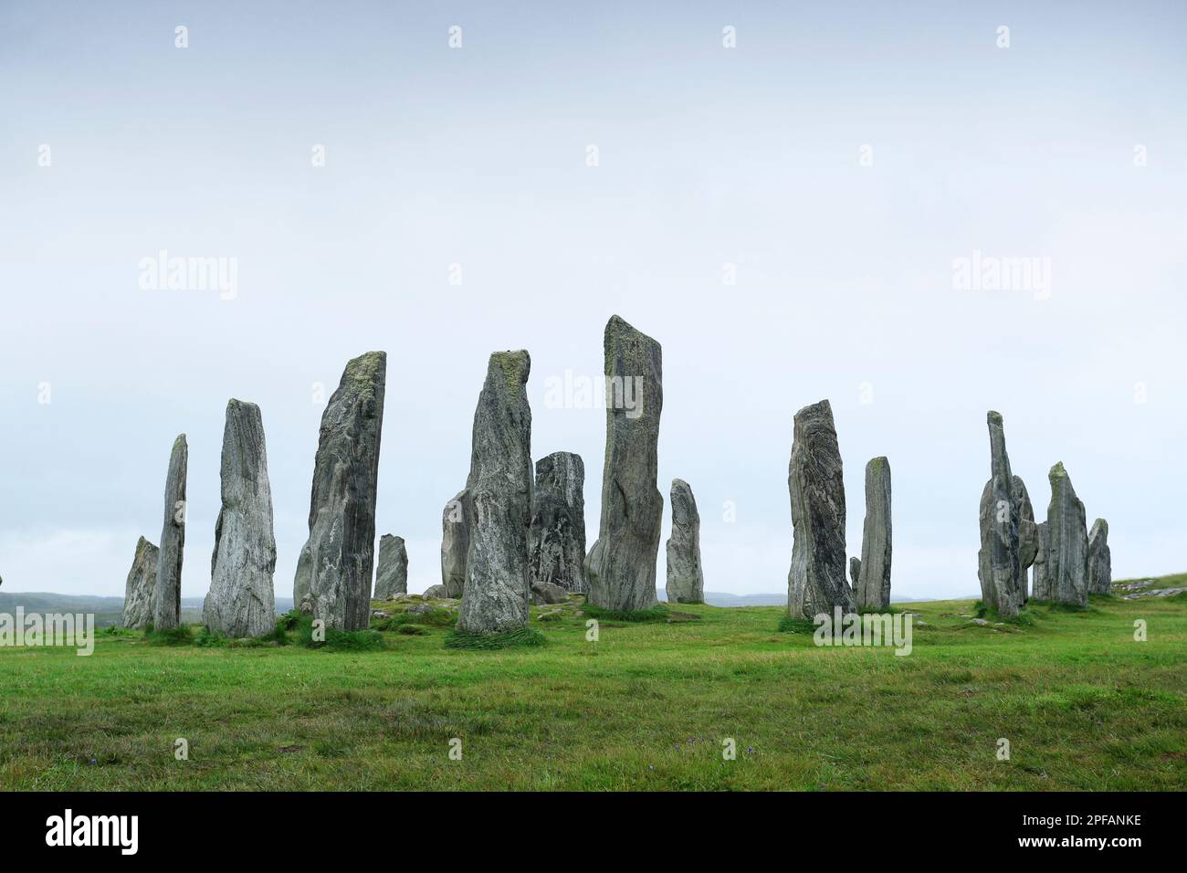Callanish Standing Stones. Insel Lewis. Schottland Stockfoto