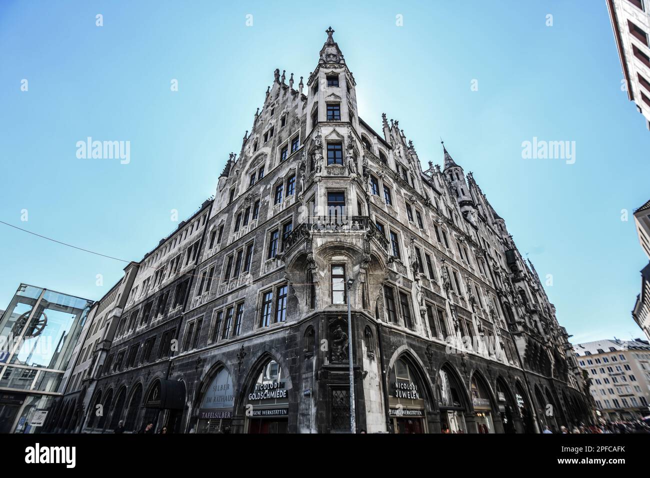 Münchner Rathaus, Deutschland Stockfoto