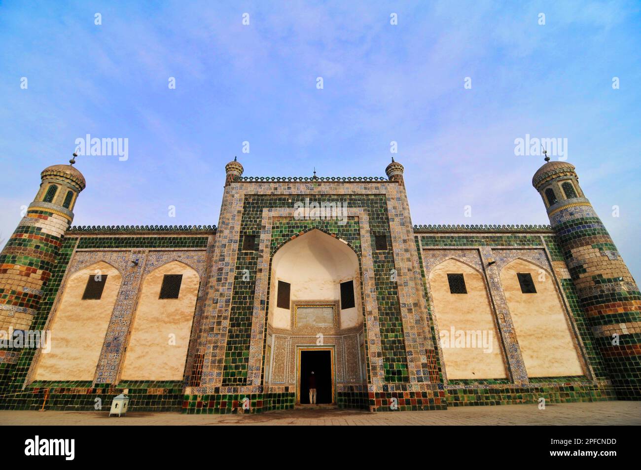 Das Apakh Hoja Mazar ( Afaq Khoja Mausoleum ) in der Nähe von Kashgar, Xinjiang, China. Stockfoto