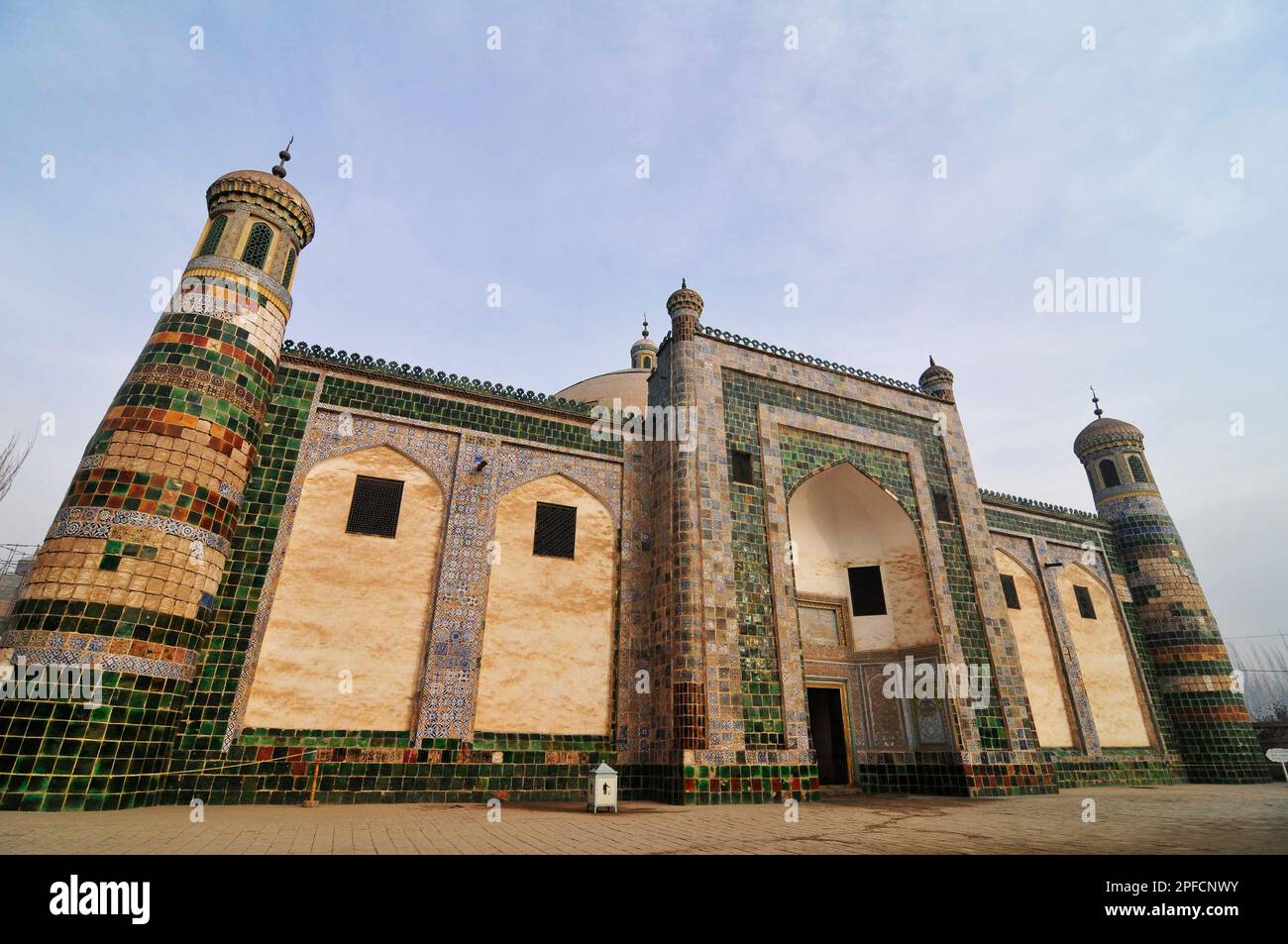 Das Apakh Hoja Mazar ( Afaq Khoja Mausoleum ) in der Nähe von Kashgar, Xinjiang, China. Stockfoto