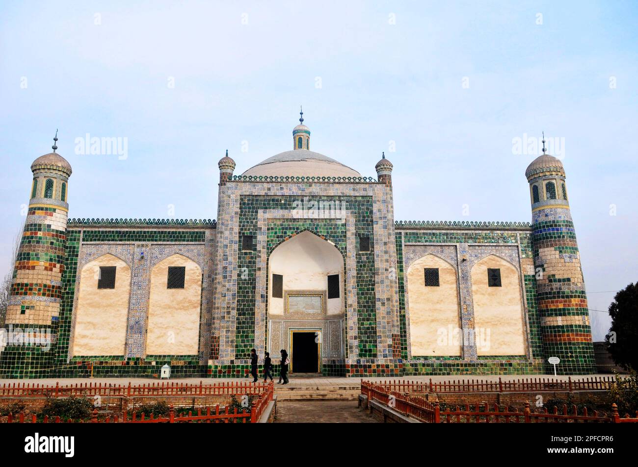 Das Apakh Hoja Mazar ( Afaq Khoja Mausoleum ) in der Nähe von Kashgar, Xinjiang, China. Stockfoto