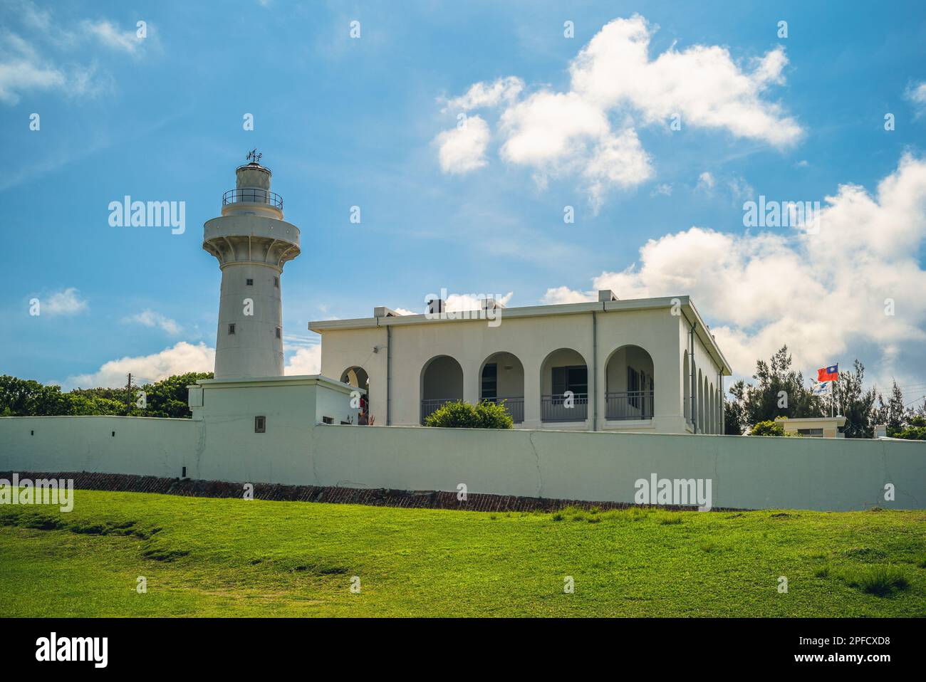 Eluanbi Leuchtturm in kenting, pingtung County, Taiwan Stockfoto