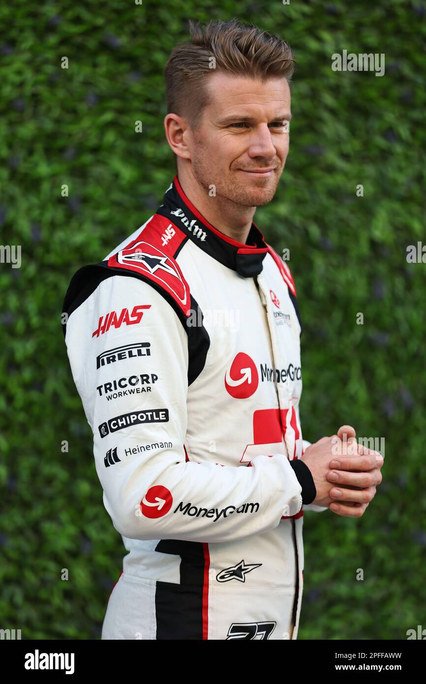 Jeddah, Saudi-Arabien. 17. März 2022. JEDDAH, SAUDI-ARABIEN, Corniche Circuit, 17. März: Nico Hülkenberg (HUELKENBERG), GER, während des Saudi-arabischen Formel-1-Grand Prix auf der Jeddah Corniche Circuit am 17. März 2023. Formel 1 - F1 Motorsport, gebührenpflichtiges Bild, Foto und Copyright © Jun QIAN ATP Images (QIAN Jun/ATP/SPP) Guthaben: SPP Sport Press Photo. Alamy Live News Stockfoto