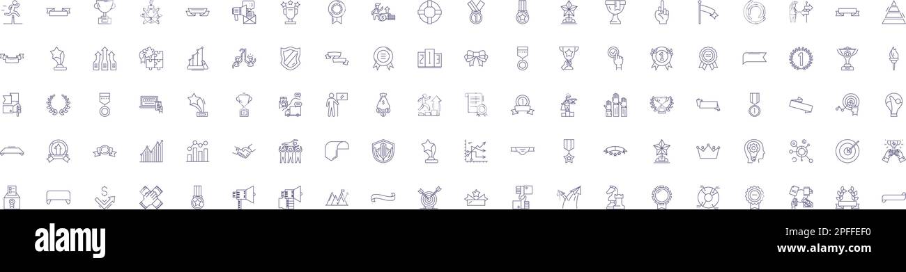 Symbole für die Geschäftsprozessverwaltung sind gesetzt. Designsammlung von Business, Process, Management, Automation, Efficiency, Flow, Optimization (Strömung, Optimierung) Stock Vektor