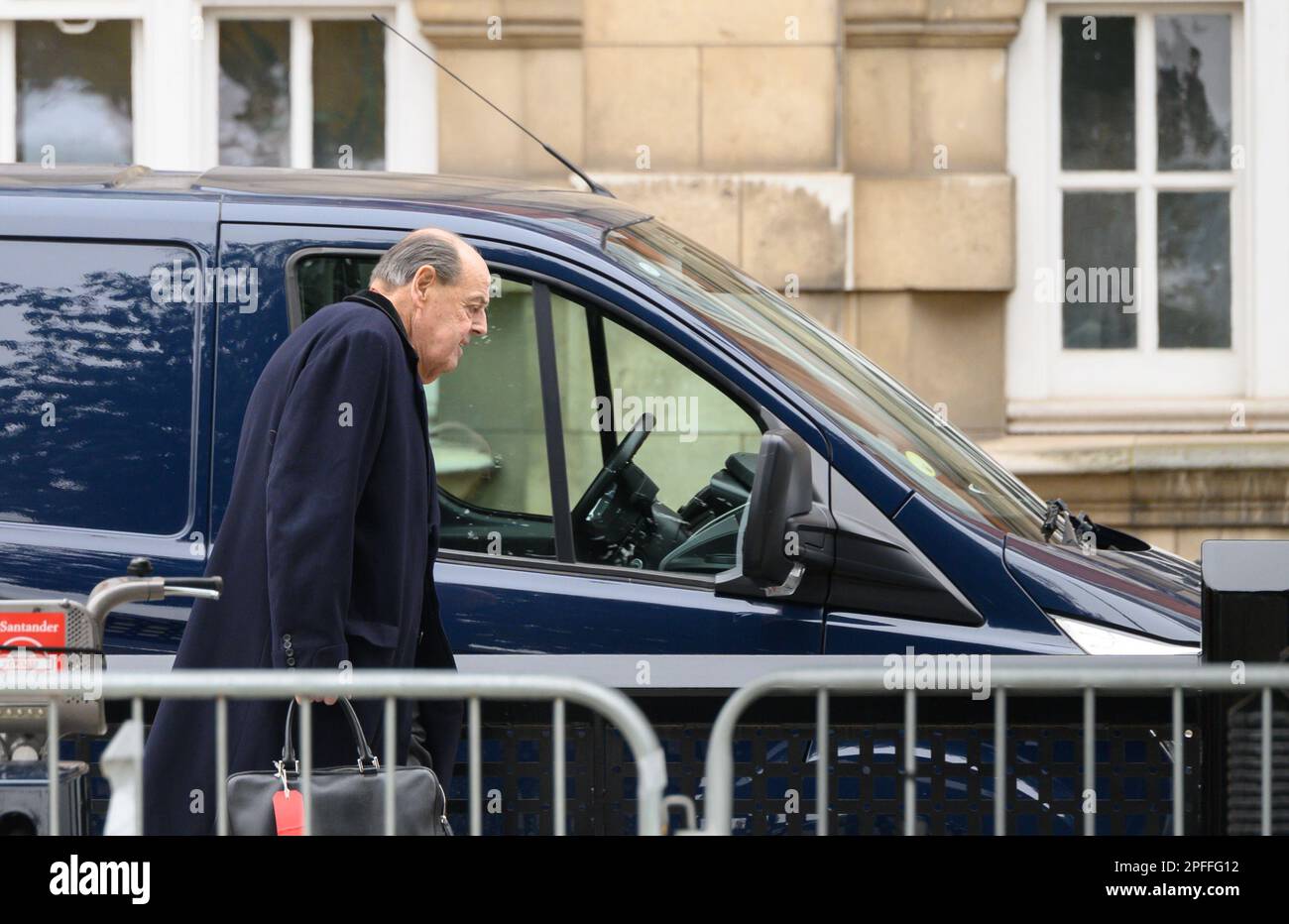 Nicholas Soames / Baron Soames of Fletching (MP 1997-2019) in Westminster, März 2023 Stockfoto