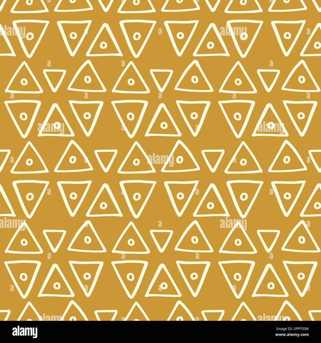 Ethnisches Nahtloses Muster, afrikanischer Stammesstamm, endloser Zierhintergrund Stock Vektor