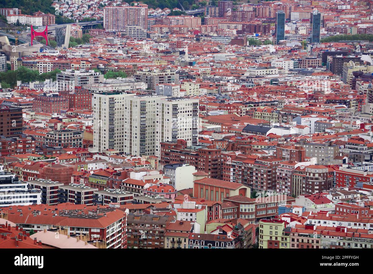 Stadtbild und Architektur in Bilbao, Spanien, Reiseziel Stockfoto