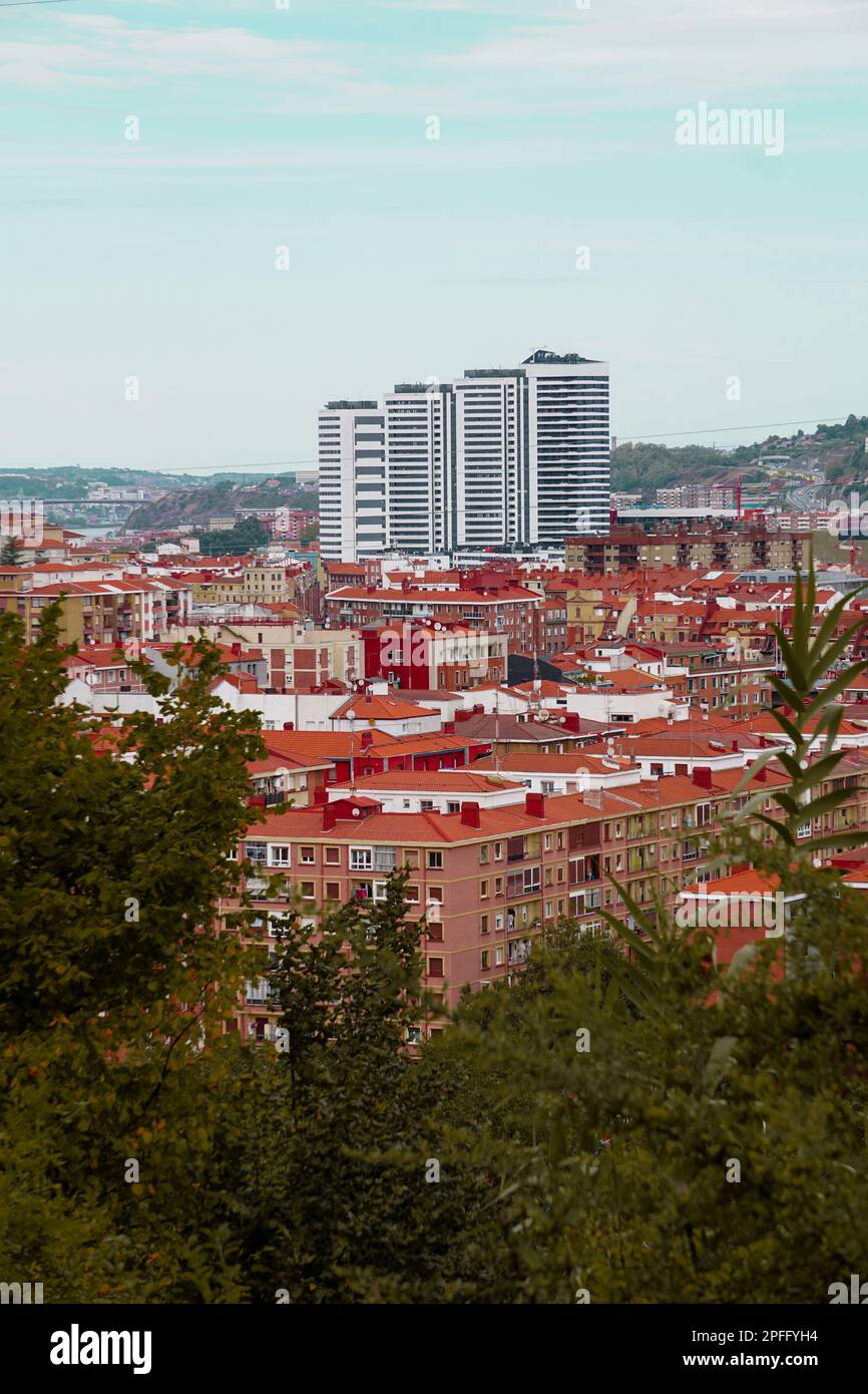 Stadtbild und Architektur in Bilbao, Spanien, Reiseziel Stockfoto