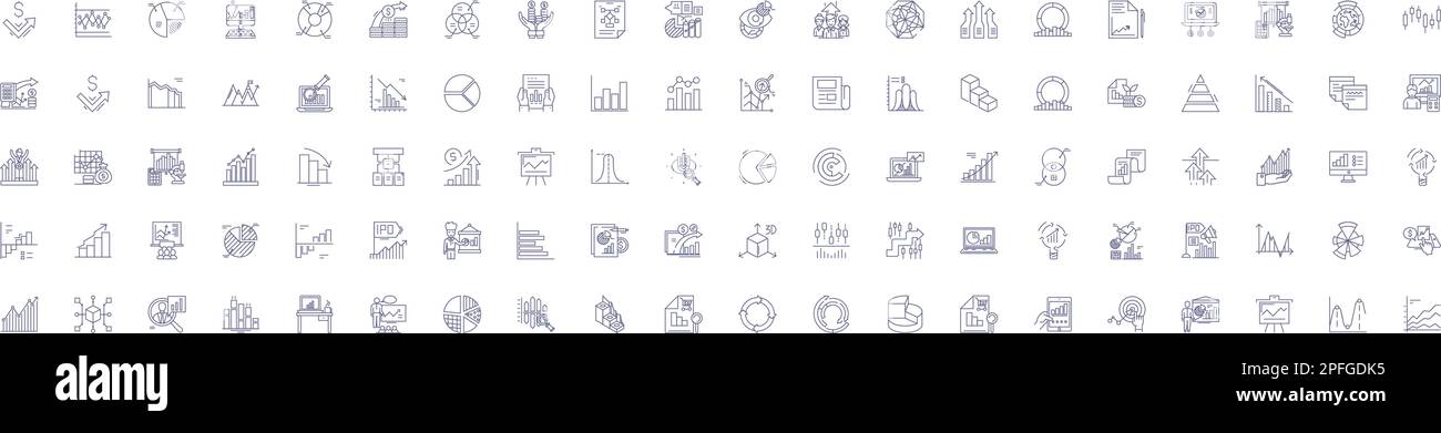 Symbole für die Rangfolge der Linien Zeichen wurden festgelegt. Design-Sammlung von Ranking, Rank, Place, Position, Order, Konzeptdarstellungen für Bewertung, Klassifizierung, Gliederung bewerten Stock Vektor