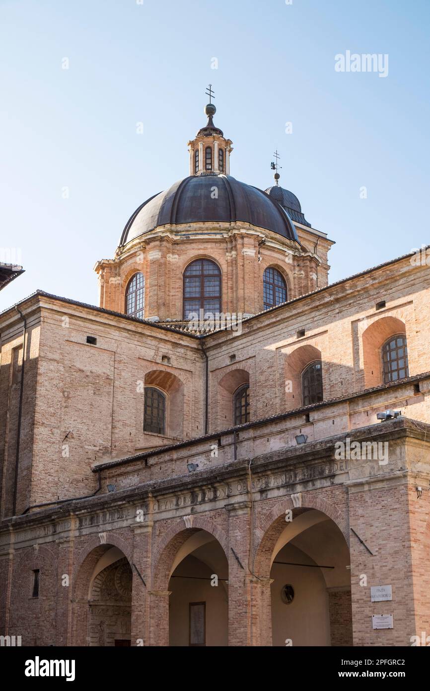 Italien, Urbino, Kathedrale, Dom Stockfoto