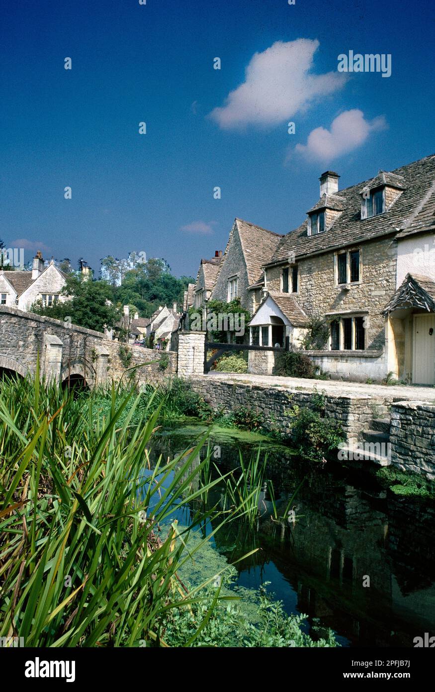Castle Combe, Wiltshire, England Stockfoto