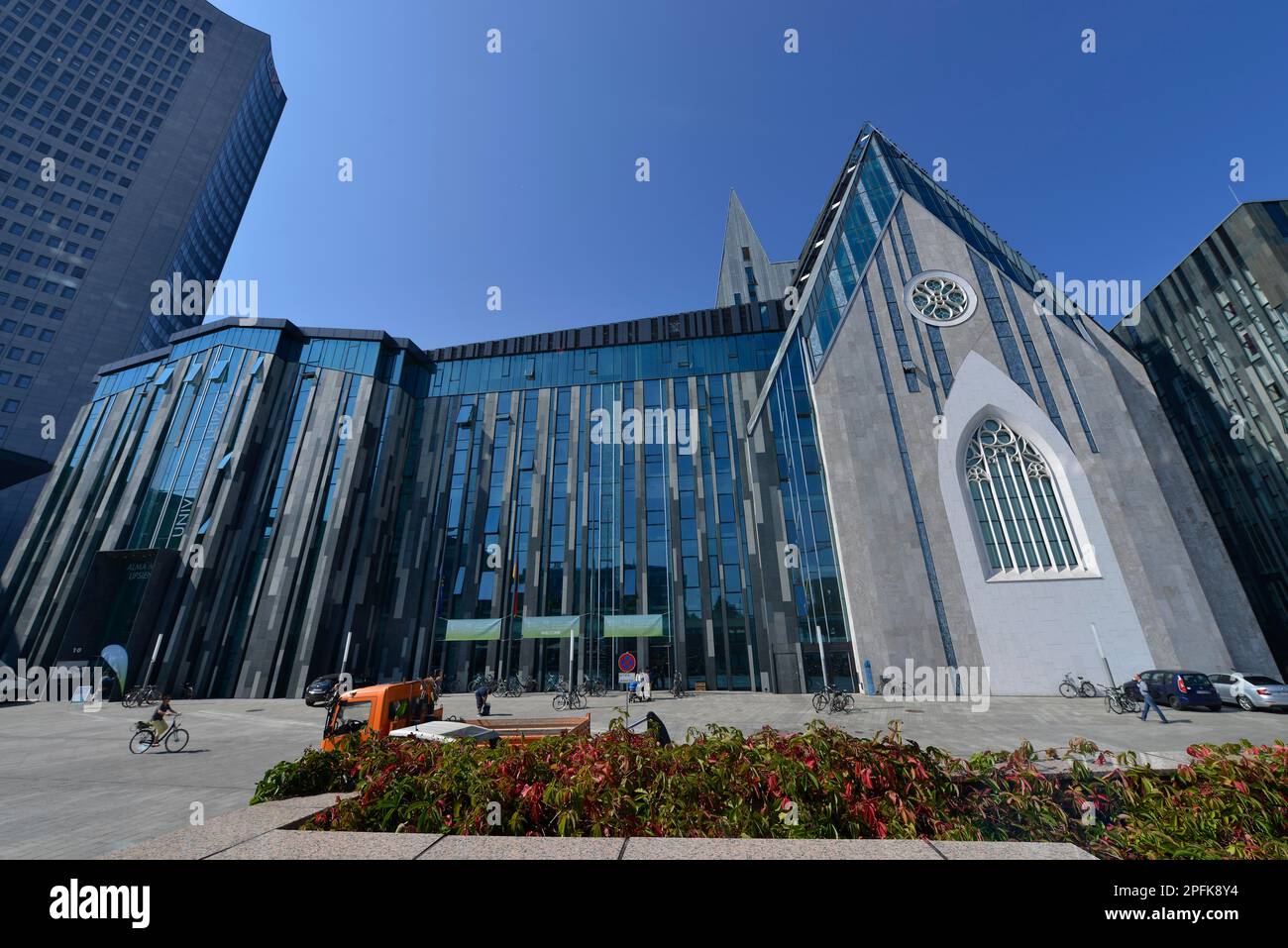 New Augusteum, Paulinum, Universität, Augustplatz, Leipzig, Sachsen, Deutschland Stockfoto