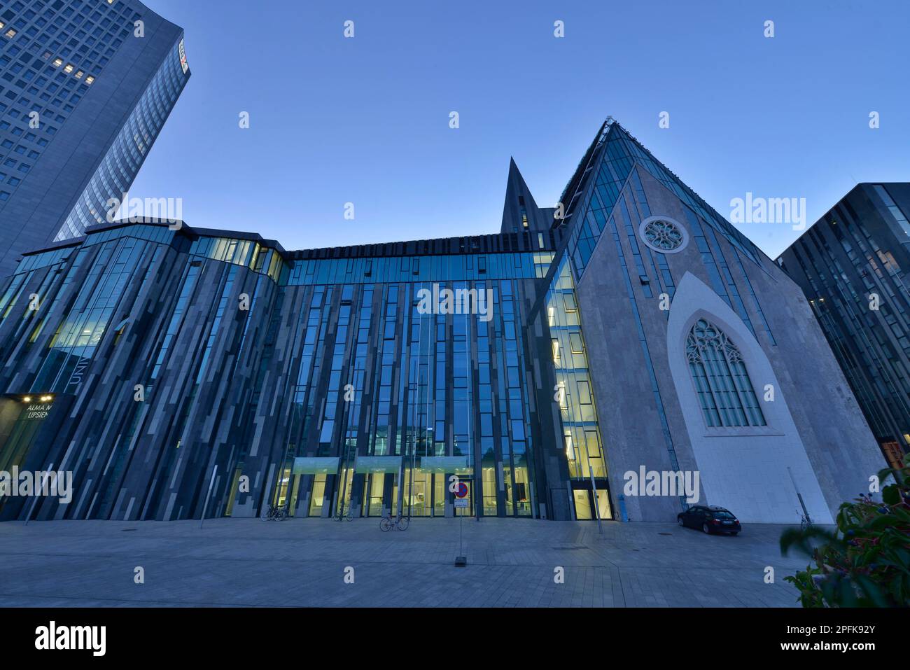 New Augusteum, Paulinum, Universität, Augustplatz, Leipzig, Sachsen, Deutschland Stockfoto