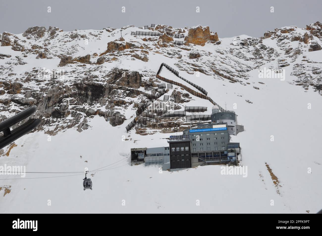 Umweltforschungsstation Schneefernerhaus, Zugspitze, Bayern Stockfoto