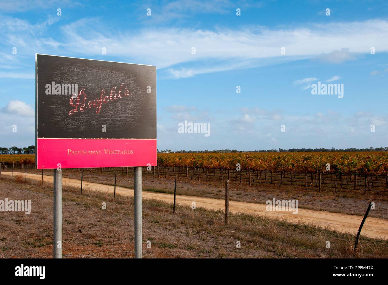 Padthaway, Australien - 30. April 2022: Penfolds Weingut in der berühmten Padthaway Weinregion Stockfoto