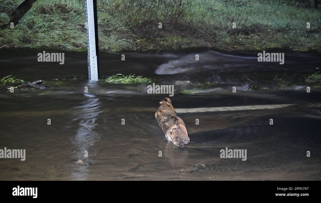 Der Fluss Tule Stockfoto