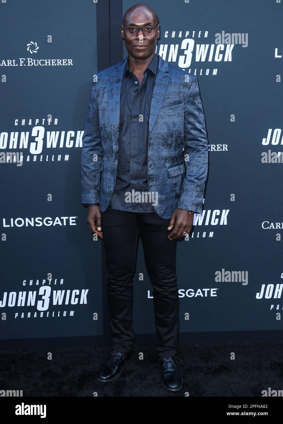 Hollywood, Usa. 18. März 2023. (DATEI) Lance Reddick tot um 60 Uhr. HOLLYWOOD, LOS ANGELES, KALIFORNIEN, USA - MAI 15: Der amerikanische Schauspieler und Musiker Lance Reddick (Lance Solomon Reddick) trifft am 15. Mai 2019 beim Los Angeles Special Screening von Lionsgate's „John Wick: Chapter 3 - Parabellum“ im TCL Chinese Theatre IMAX in Hollywood, Los Angeles, Kalifornien, USA ein. (Foto: Xavier Collin/Image Press Agency) Kredit: Image Press Agency/Alamy Live News Stockfoto