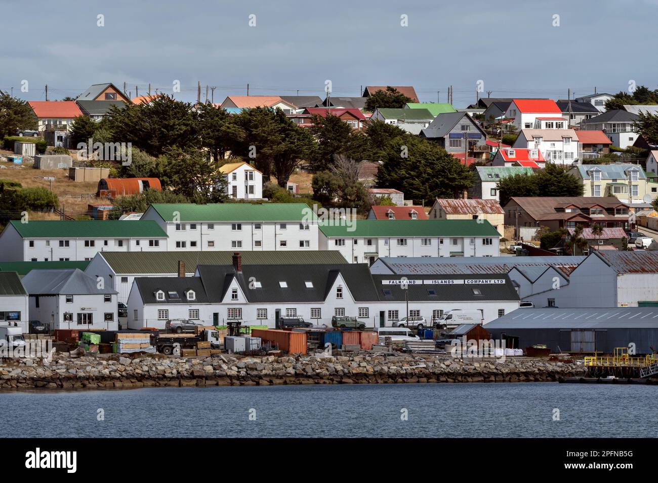 Falklandinseln, Port Stanley Stockfoto