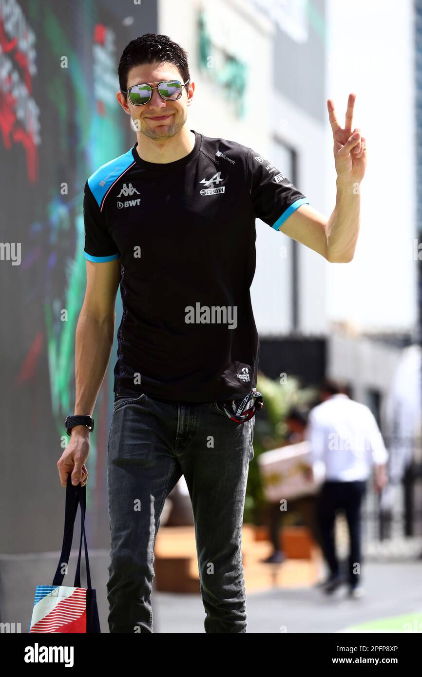 Jeddah, Saudi-Arabien. 18. März 2023. Esteban Ocon (FRA) Alpine F1-Team ...