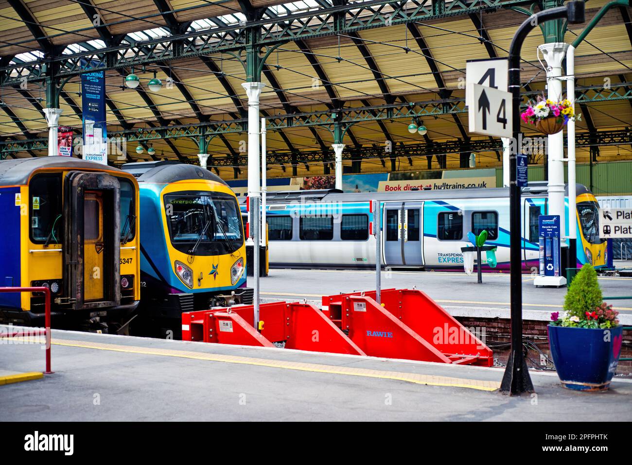 Bahnhof Hull Paragon, Hull City, Humberside, England Stockfoto