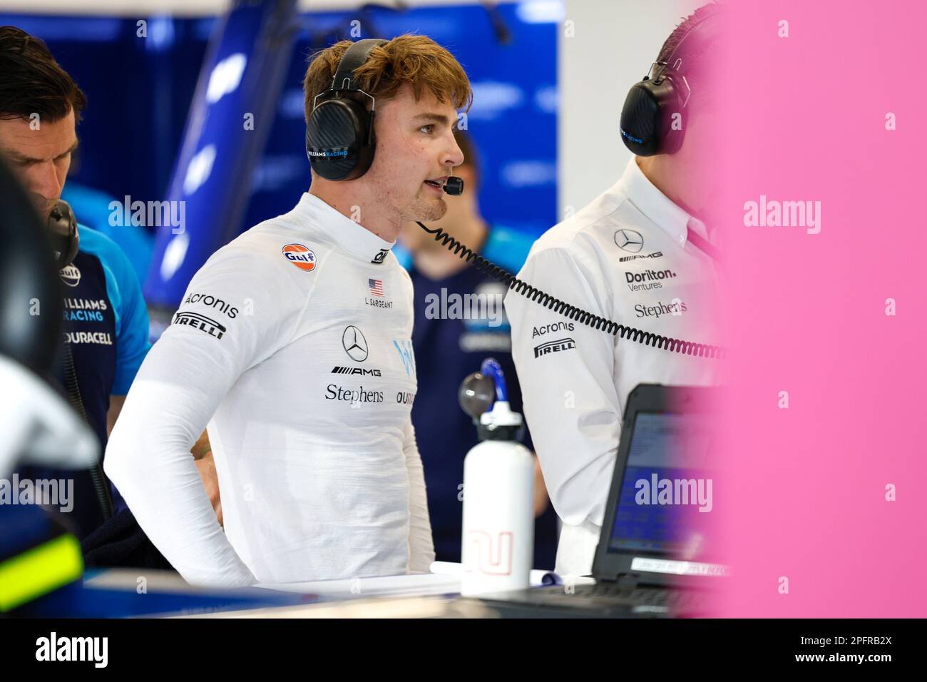 Jeddah, Saudi-Arabien. 18. März 2023. #2 Logan SarSergeant (USA, Williams Racing), F1 Grand Prix von Saudi-Arabien auf der Jeddah Corniche Circuit am 18. März 2023 in Jeddah, Saudi-Arabien. (Foto von HIGH TWO) dpa/Alamy Live News Stockfoto