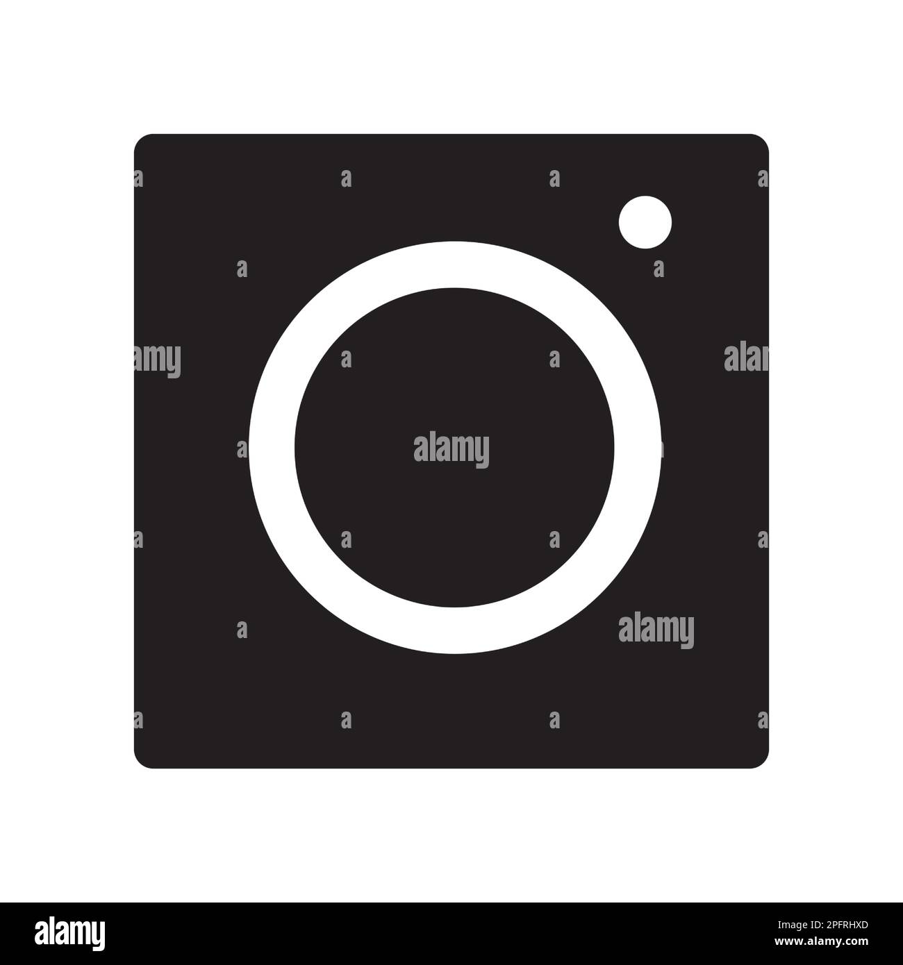 Darstellung des Silhouettenvektors des Instagram-Symbols abstrakter Hintergrund Stock Vektor