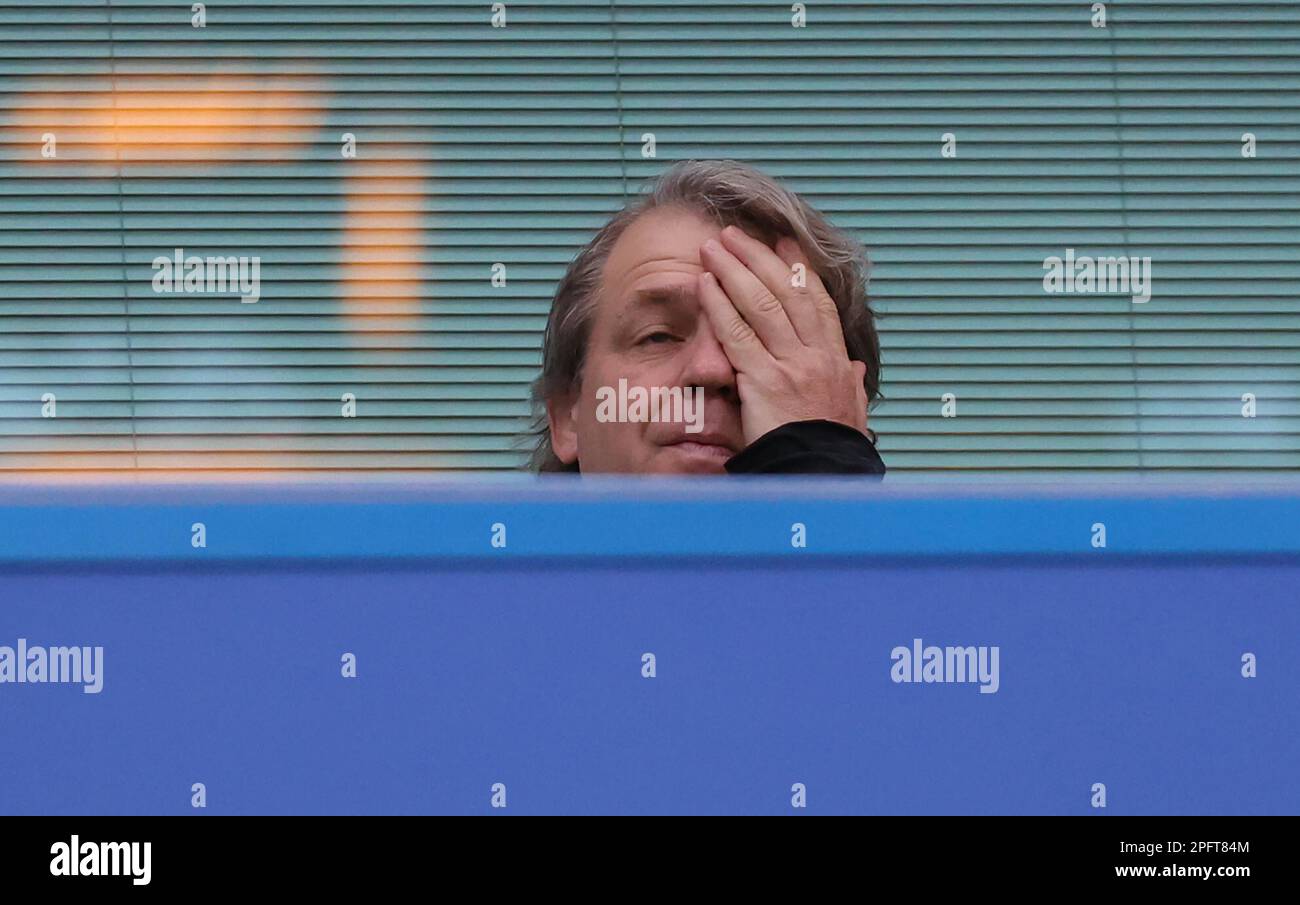 London, Großbritannien. 18. März 2023. Chelsea Besitzer, Todd Boehly, während des Premier League-Spiels auf der Stamford Bridge, London. Das Bild sollte lauten: Paul Terry/Sportimage Credit: Sportimage/Alamy Live News Stockfoto