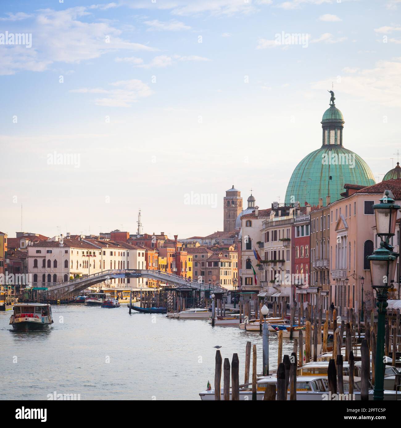 Traditionelle Kanal in Venedig eines der schönste Aussichtspunkt Stockfoto