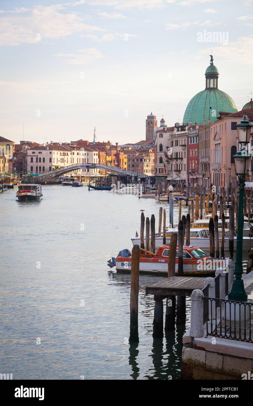 Traditionelle Kanal in Venedig eines der schönste Aussichtspunkt Stockfoto