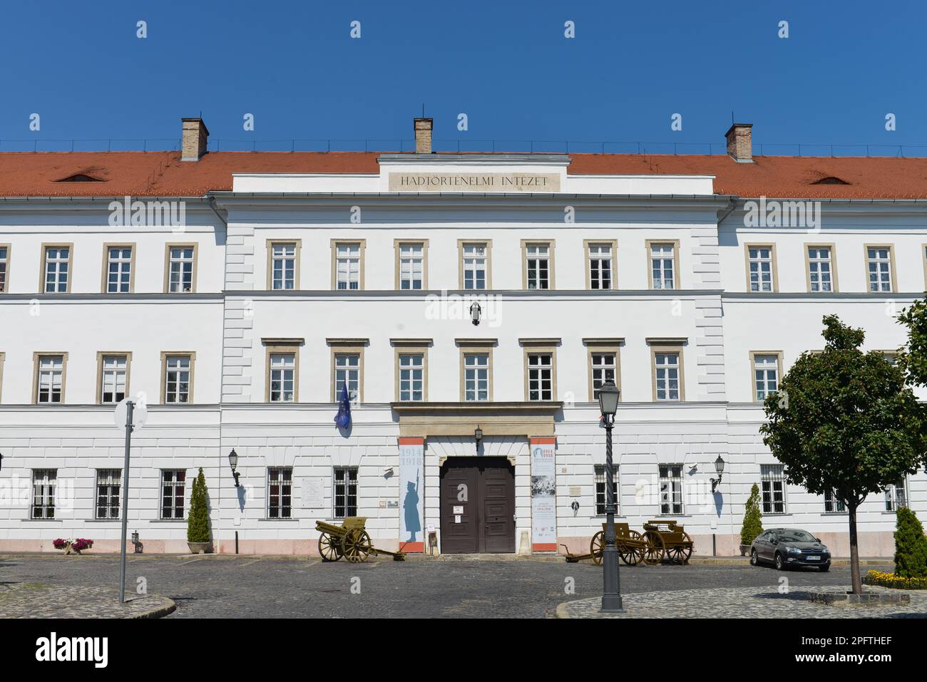 Militärhistorisches Museum, Burgberg, Budapest, Ungarn Stockfoto