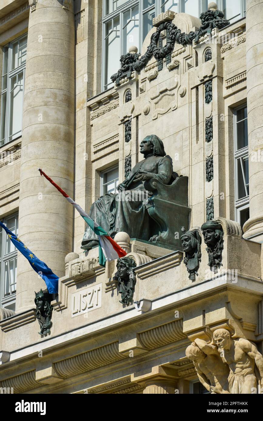 Franz Liszt Akademie der Musik, Liszt Ferenc ter, Budapest, Ungarn Stockfoto