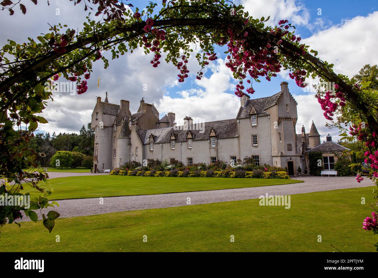 Ballindalloch Castle, Aberdeenshire, Schottland, UK Stockfoto