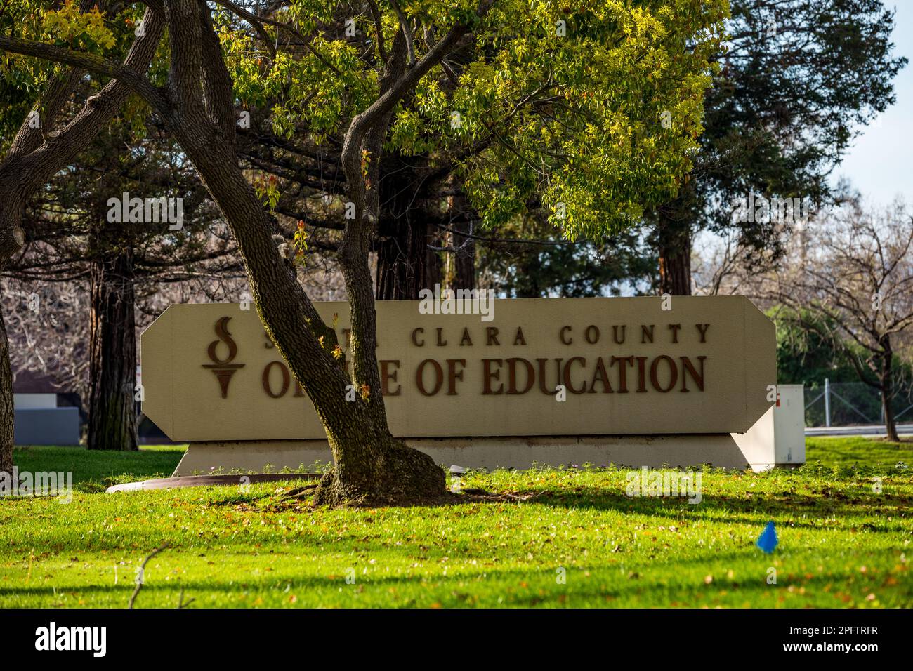 Das Santa Clara County Büro für Bildung in San Jose, Kalifornien Stockfoto