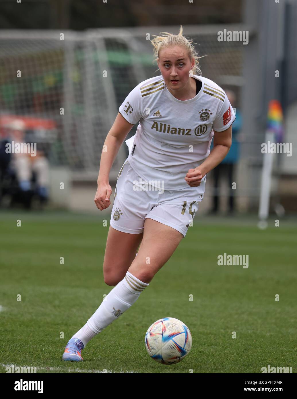 Emilie Bragstad (Bayern), 1. FC Köln - FC Bayern München, Flyeralarm Frauen Bundesliga, Matchday 15, Köln, Deutschland. 18. März 2023. Kredit: Juergen Schwarz/Alamy Live News Stockfoto