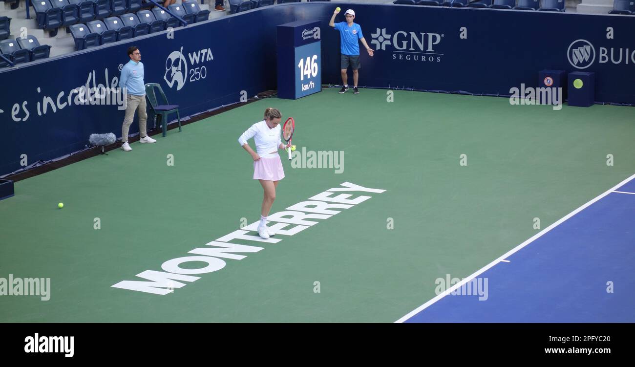 Quaterfinale in Monterrey Tennis Open WTA 250 Stockfoto