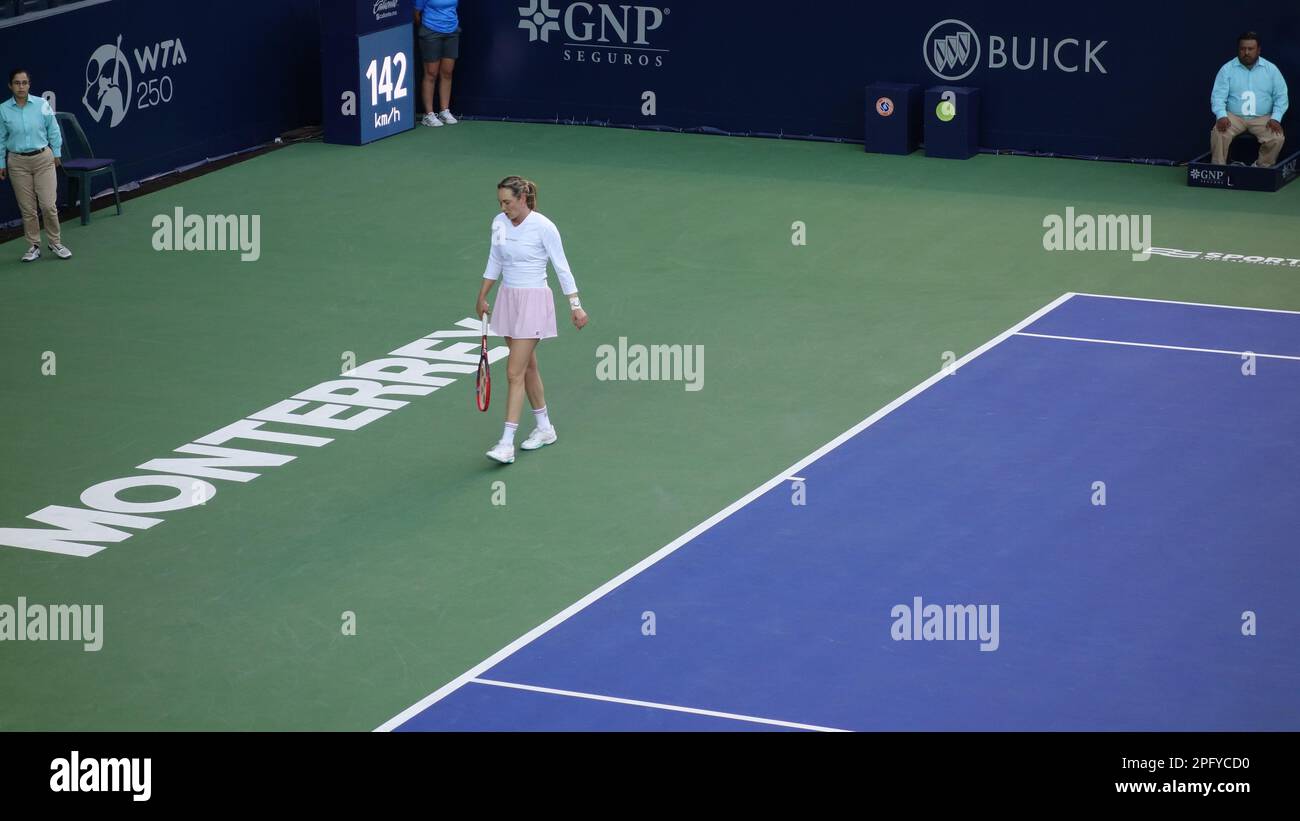 Quaterfinale in Monterrey Tennis Open WTA 250 Stockfoto