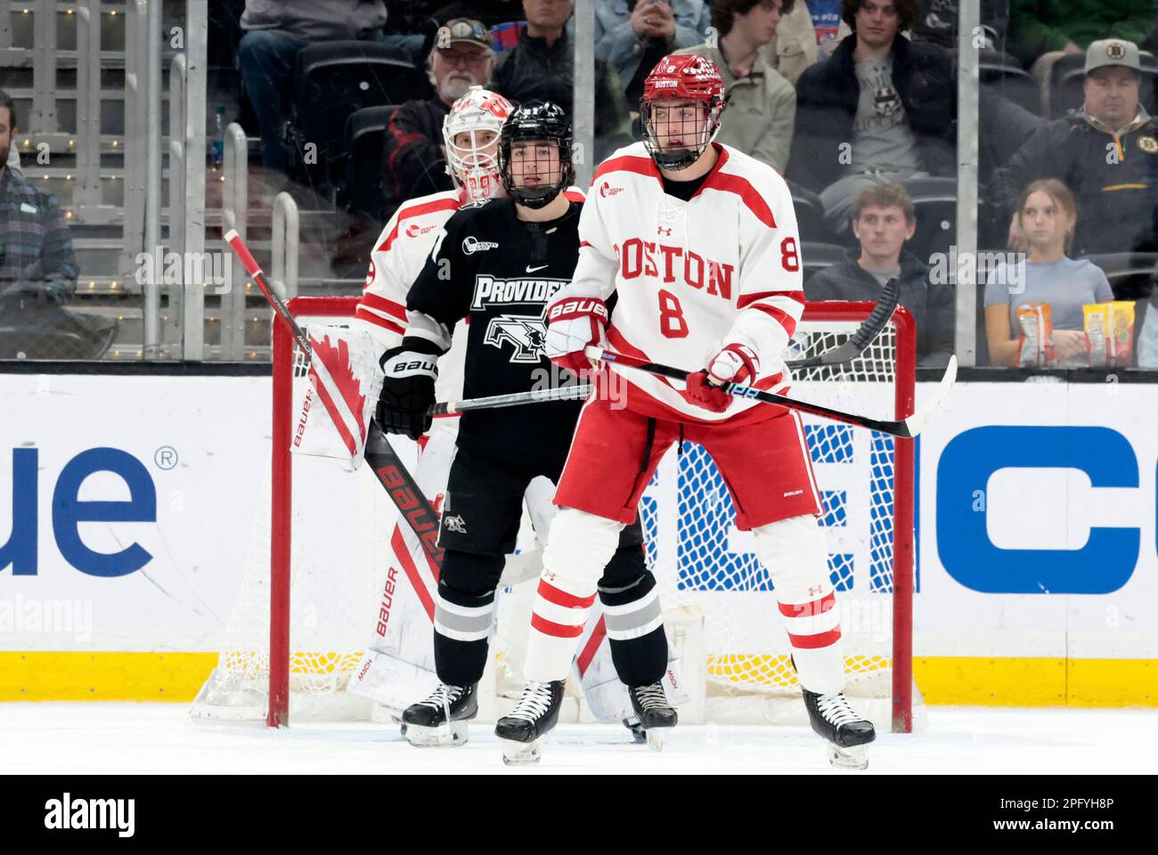 BOSTON, MA MARCH 17 Boston University Terriers defenseman Cade
