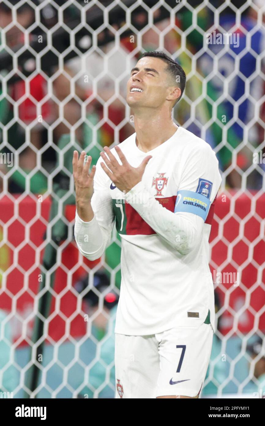 Al-Rayyan, Katar. 02. Dezember 2022. Cristiano Ronado von Portugal wurde während des FIFA-Weltmeisterschafts-Katar-2022-Spiels zwischen Korea Republic und Portugal im Education City Stadium gesehen. Endstand: Korea Republic 2:1 Portugal. (Foto: Grzegorz Wajda/SOPA Images/Sipa USA) Guthaben: SIPA USA/Alamy Live News Stockfoto