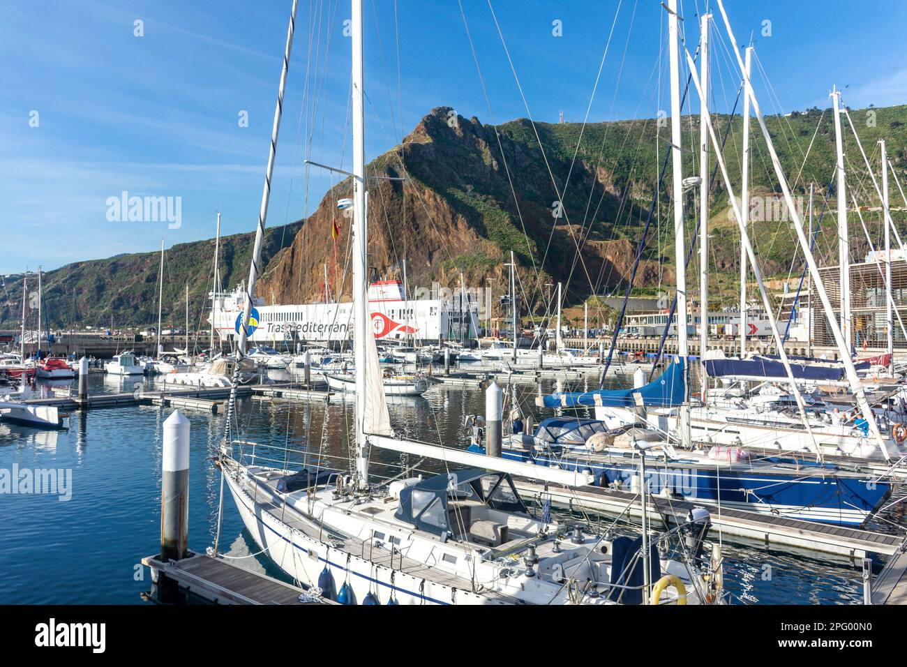 Marina La Palma, Santa Cruz de La Palma, La Palma, Kanarische Inseln, Königreich Spanien Stockfoto
