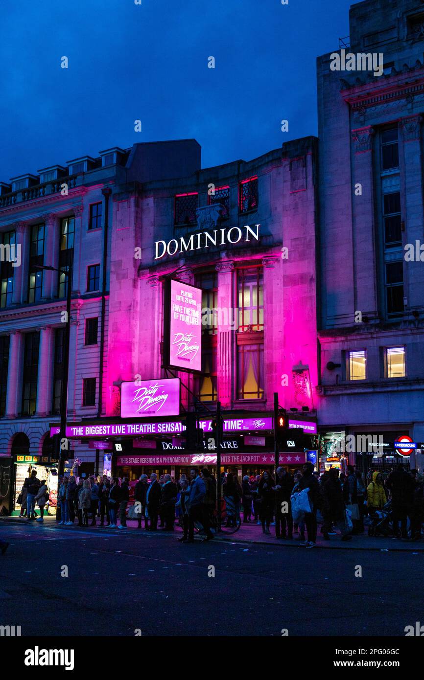 Dirty Dancing Musical im Dominion Theatre, London, Großbritannien Stockfoto